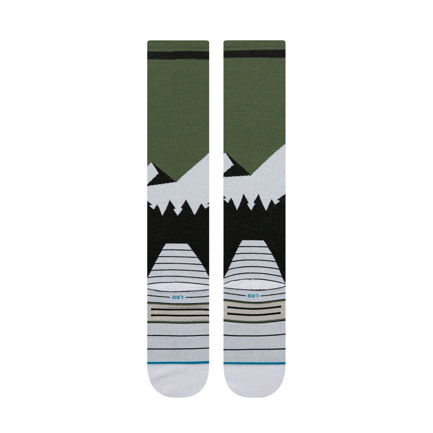 Wool Snow OTC Socks - Divide Black