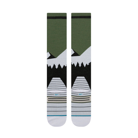 Wool Snow OTC Socks - Divide Black