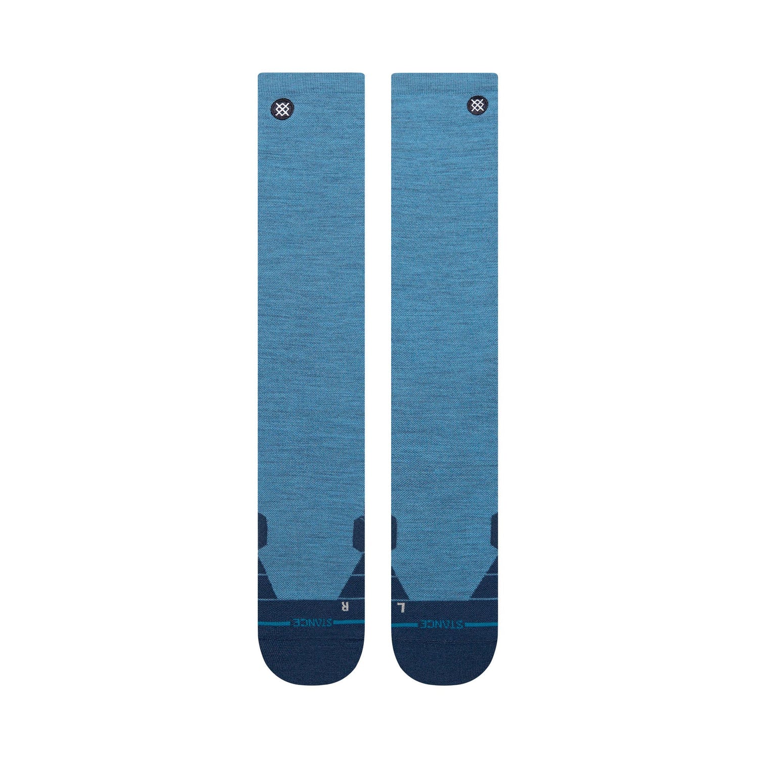 Wool Snow OTC Socks - Twist Blue