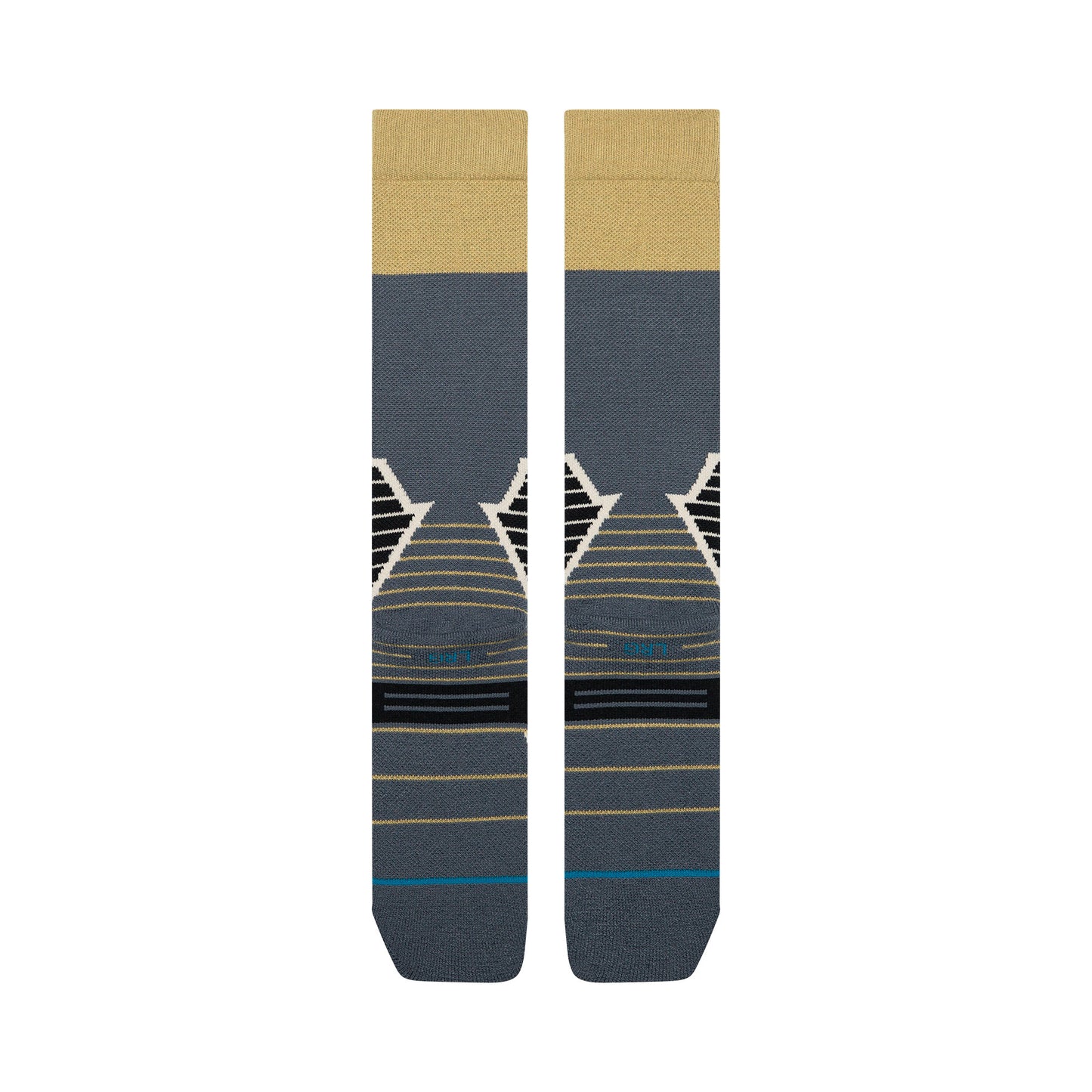 Wool Snow OTC Socks - Blocked Gold