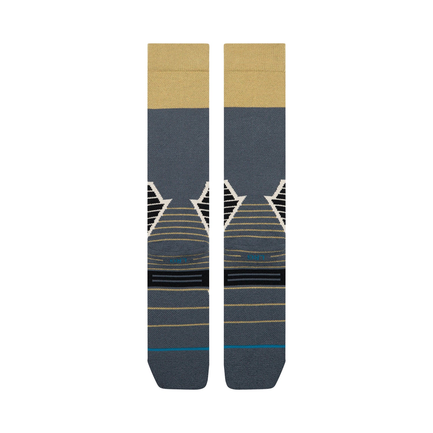 Wool Snow OTC Socks - Blocked Gold