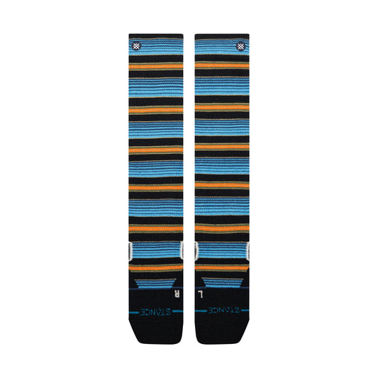 Poly Snow OTC Socks - Serape Windward Blue