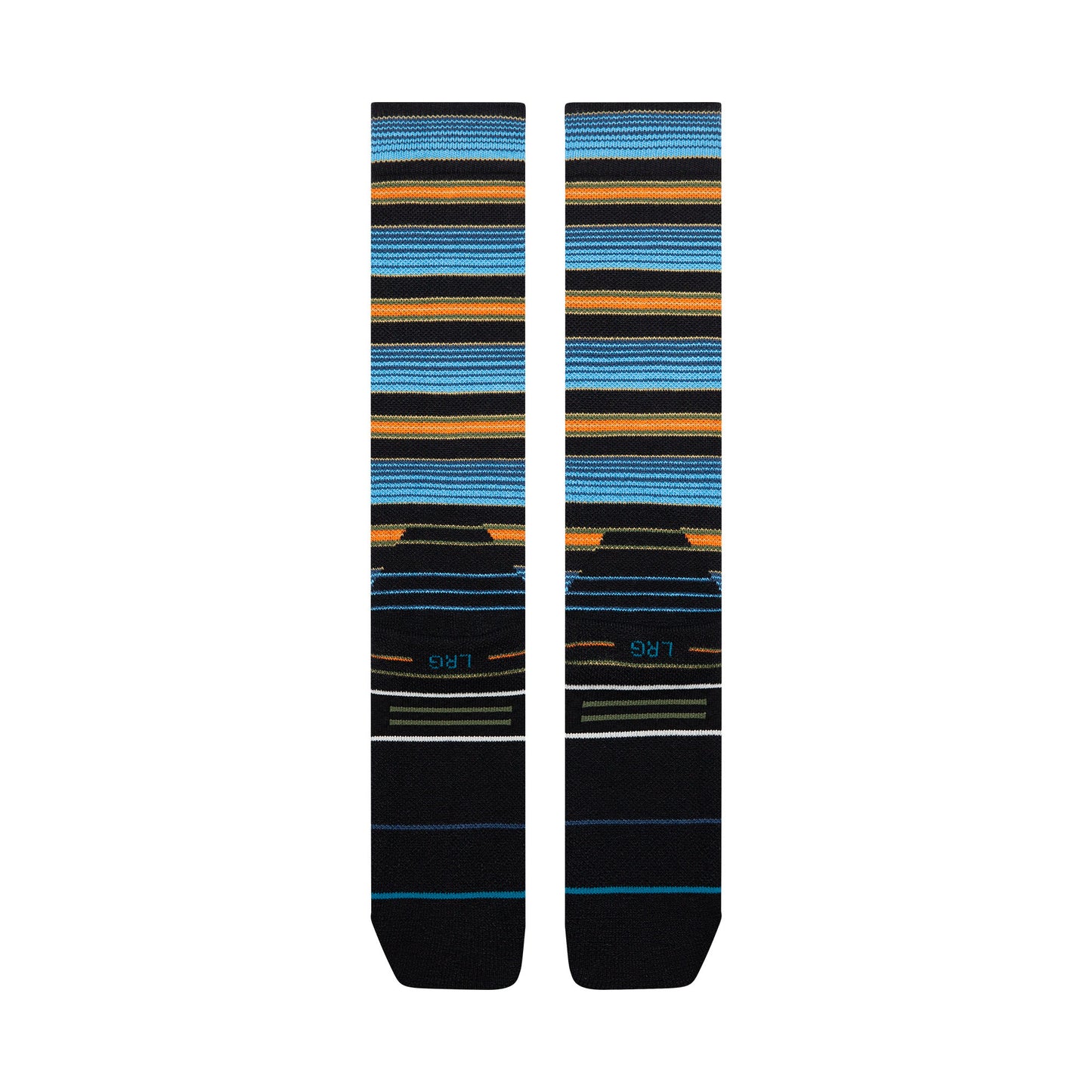 Poly Snow OTC Socks - Serape Windward Blue