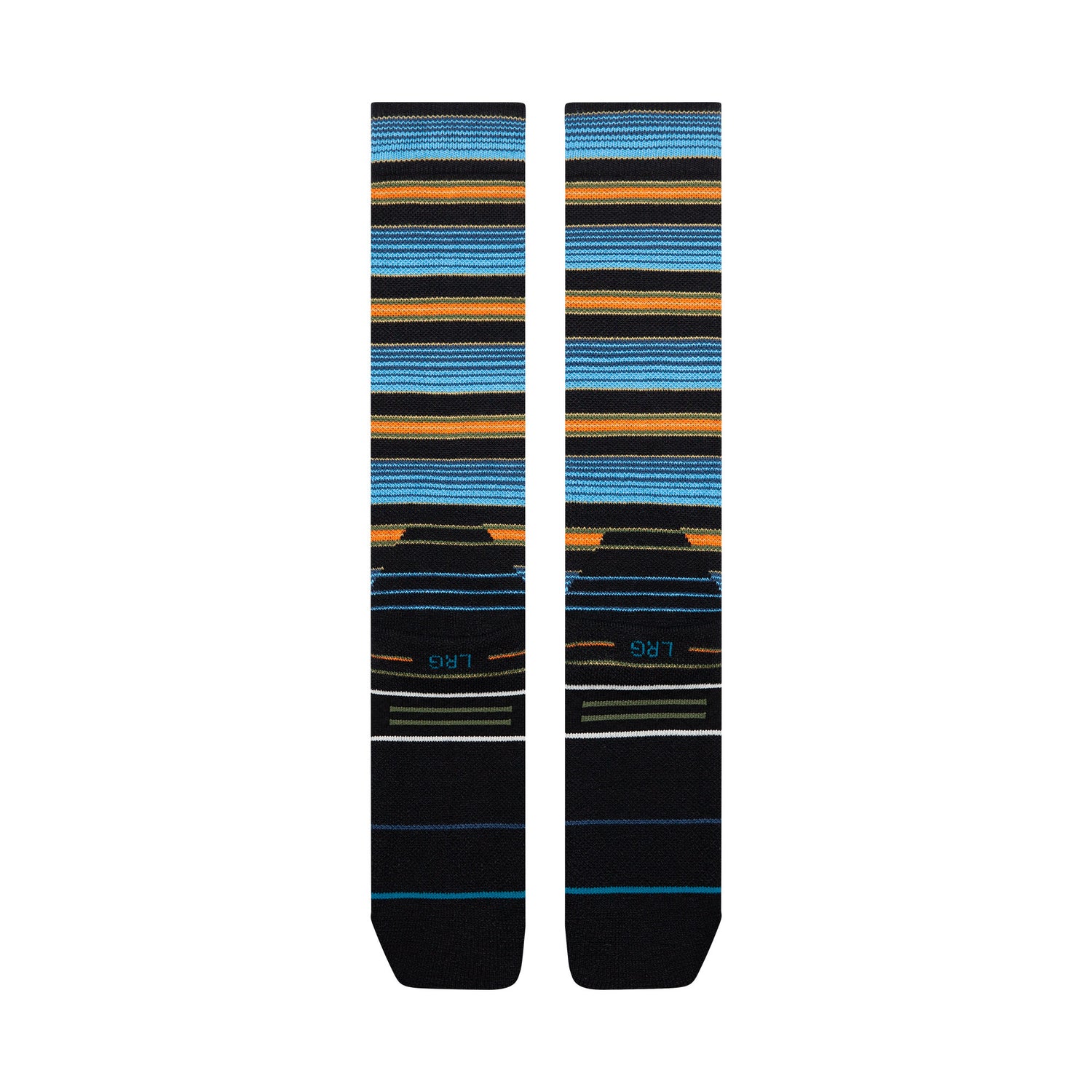 Poly Snow OTC Socks - Serape Windward Blue
