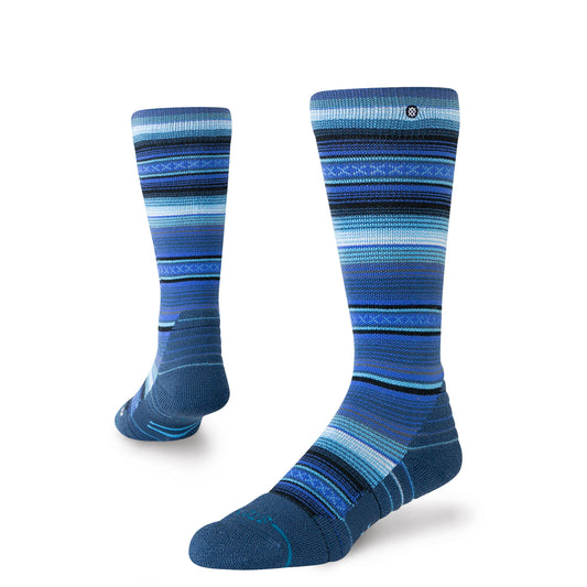 Kids Wool Snow OTC Socks - Curren Blue