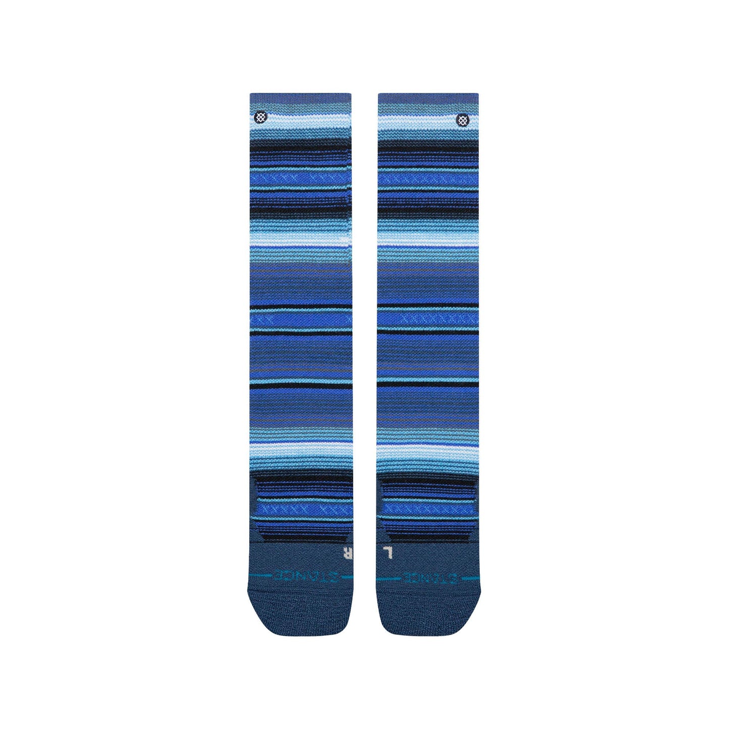 Kids Wool Snow OTC Socks - Curren Blue
