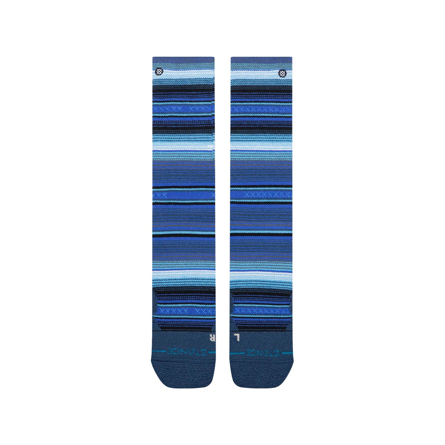 Kids Wool Snow OTC Socks - Curren Blue
