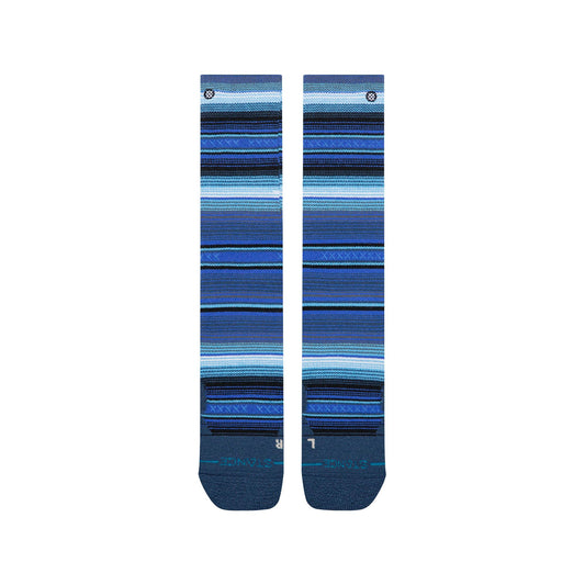 Kids Wool Snow OTC Socks - Curren Blue