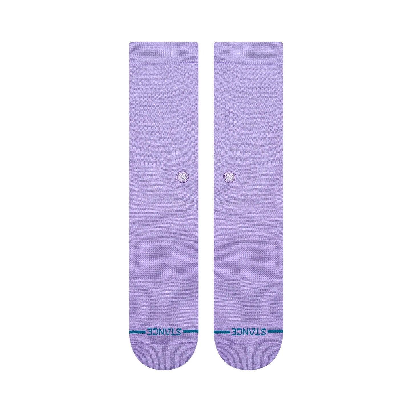 Icon Crew Socks - Neon Purple