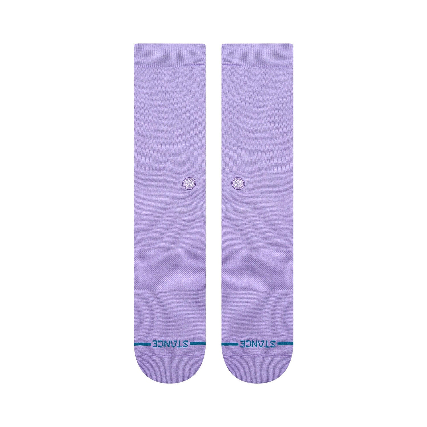 Icon Crew Socks - Neon Purple