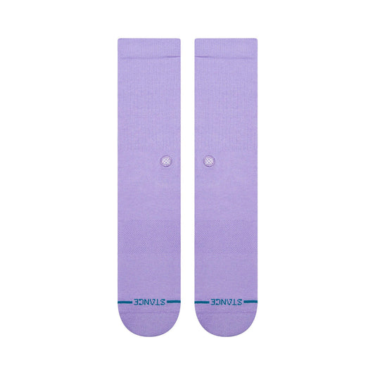 Icon Crew Socks - Neon Purple