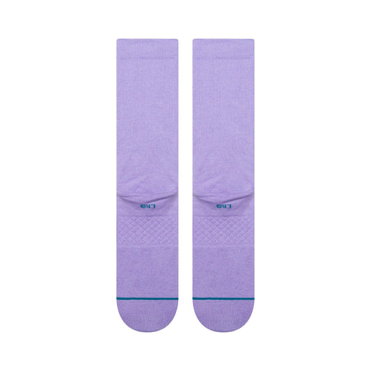 Icon Crew Socks - Neon Purple