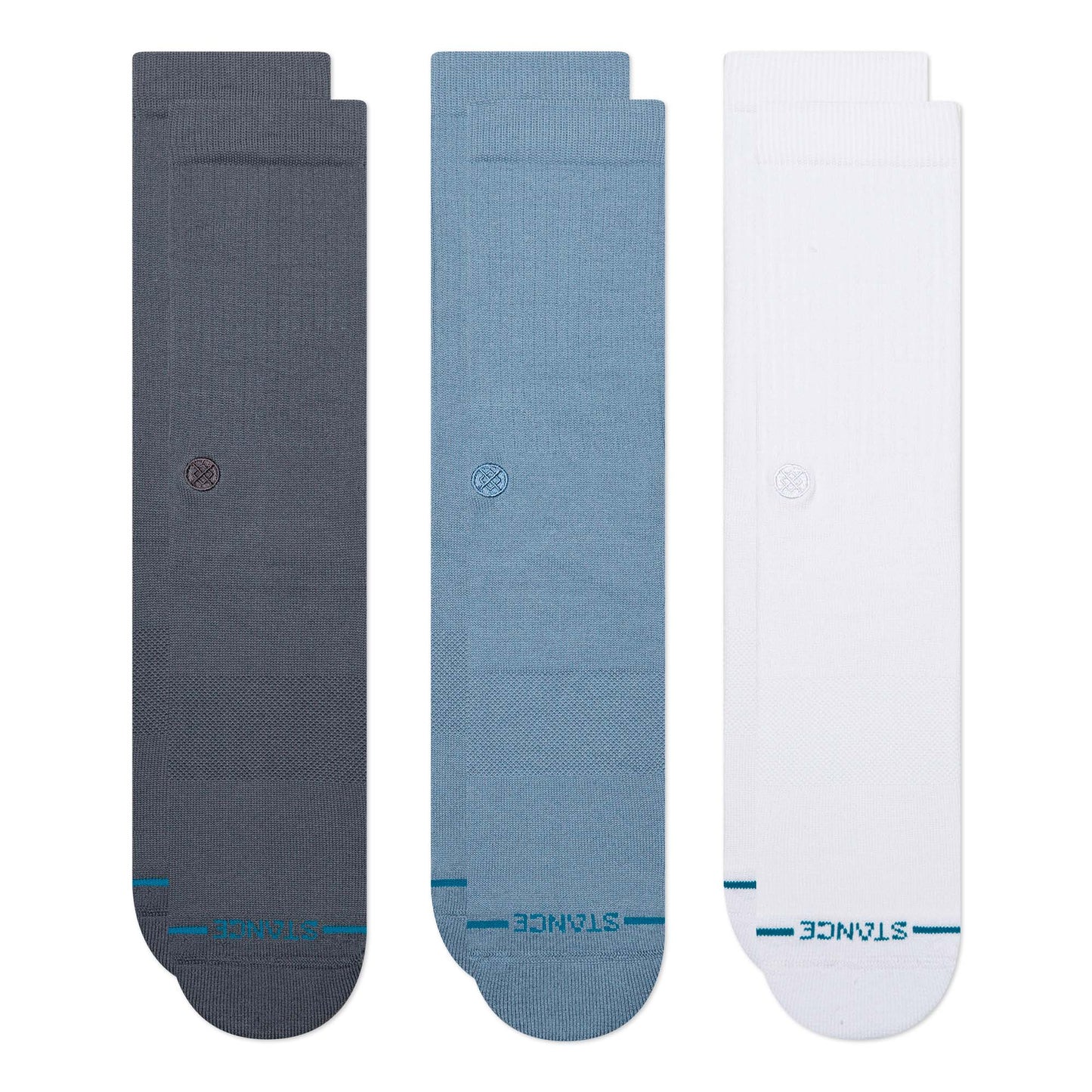 Icon Crew Socks 3 Pack - Turbulence