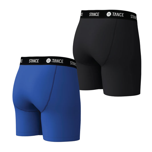 Poly Boxer Brief 2 Pack - Solid Cobalt Blue