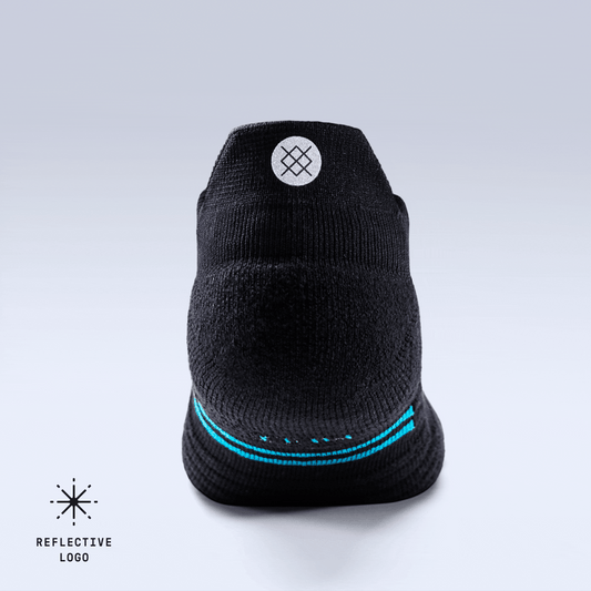 LIGHT PERFORMANCE TAB SOCKS - RUN LIGHT WHITE