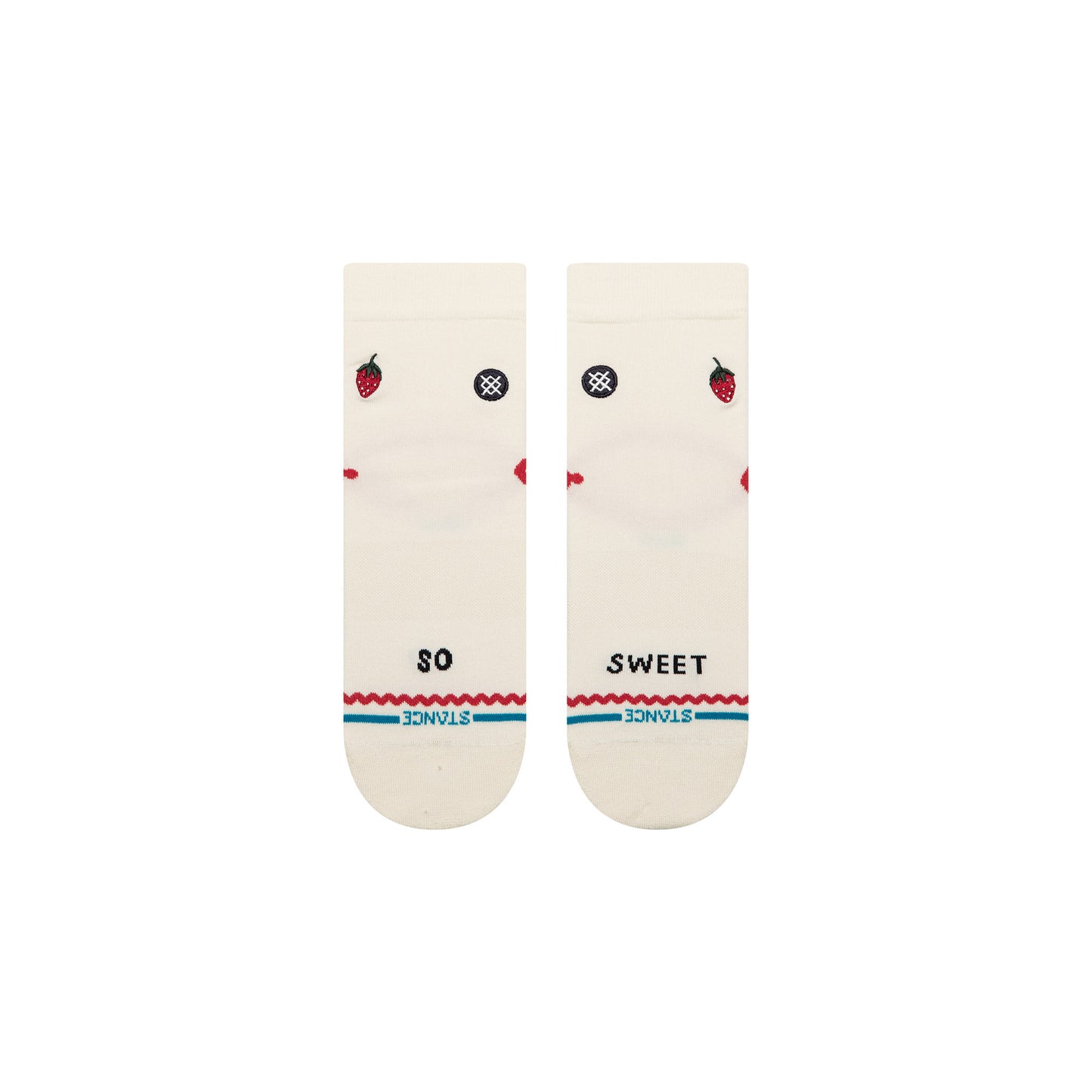 So Sweet Lowrider Quarter Socks - Ivory