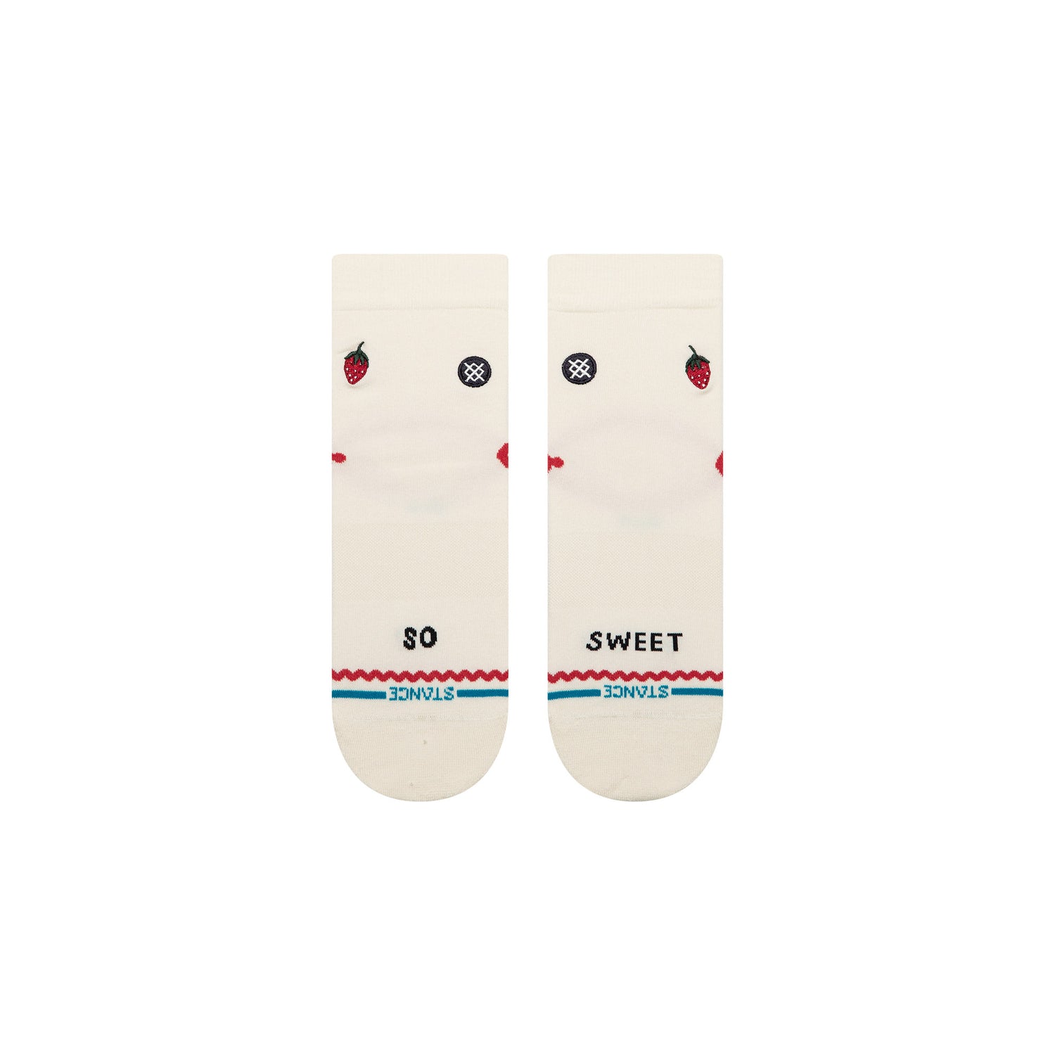 So Sweet Lowrider Quarter Socks - Ivory