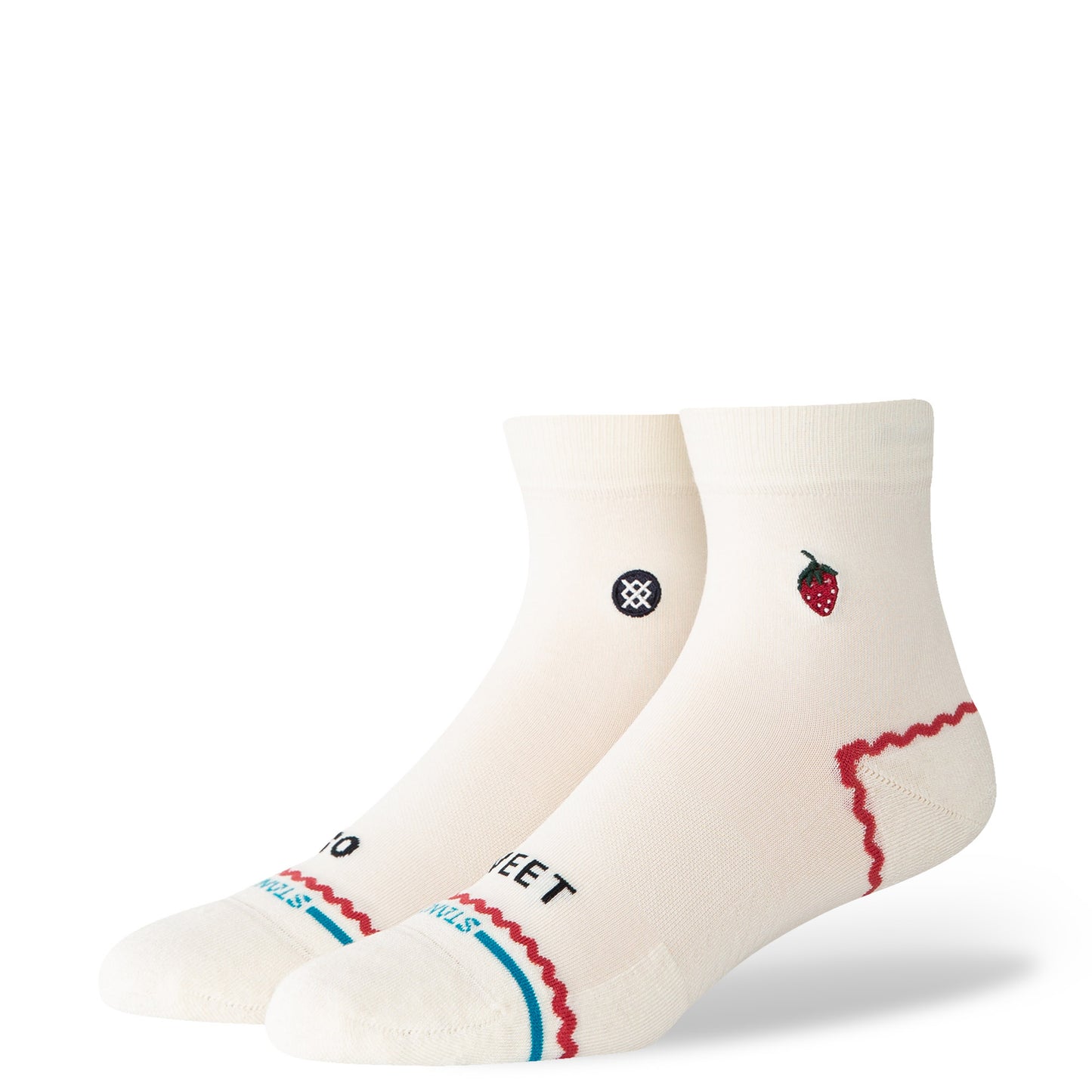 So Sweet Lowrider Quarter Socks - Ivory
