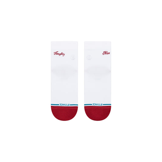Naughty Or Nice Quarter Socks