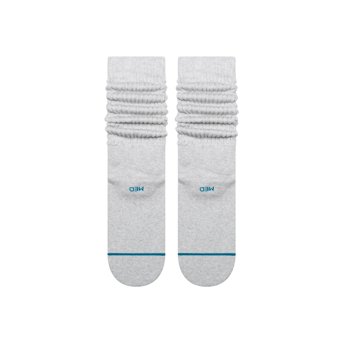 WOMENS ICON SLOUCH CREW - HEATHER GREY