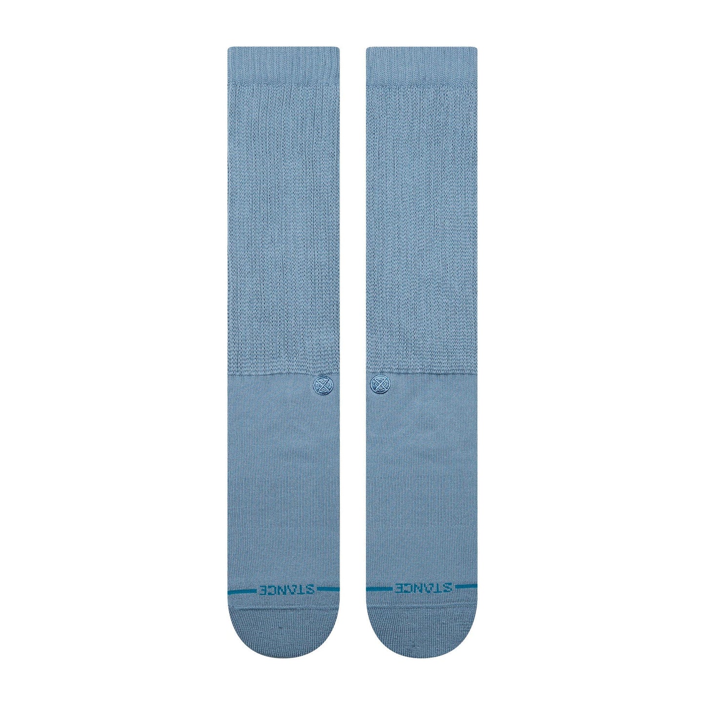 Icon Slouch Crew Socks - Windward Blue
