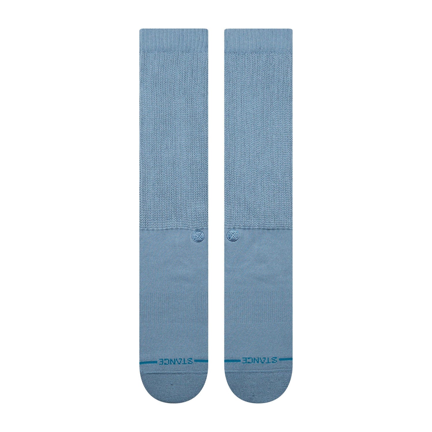 Icon Slouch Crew Socks - Windward Blue