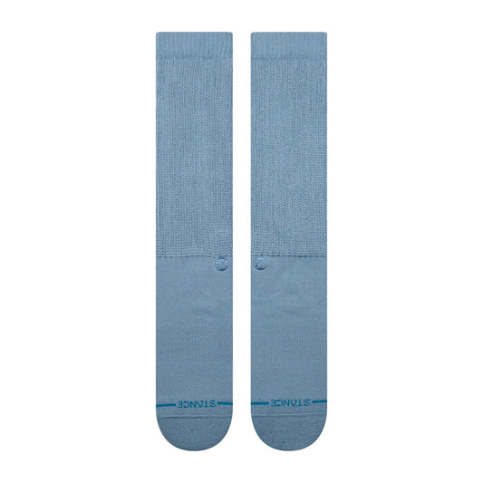 Icon Slouch Crew Socks - Windward Blue
