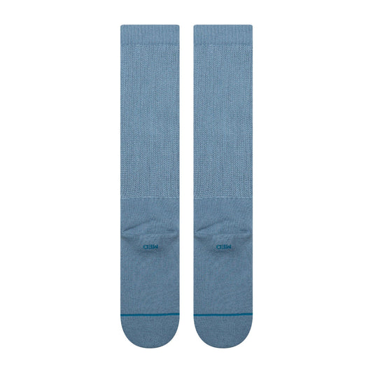 Icon Slouch Crew Socks - Windward Blue