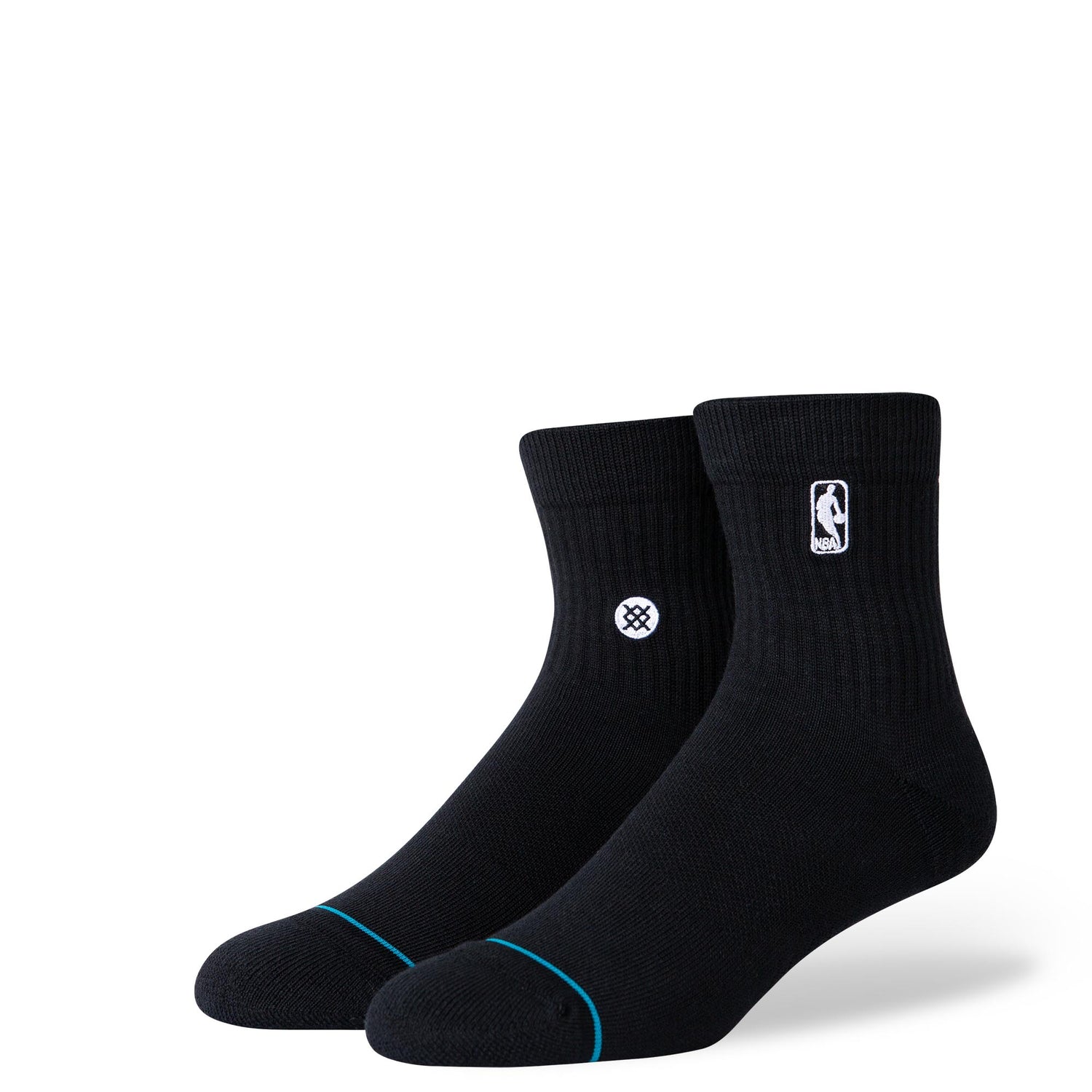 NBA LOGOMAN QUARTER SOCKS BLACK Stance AU – Stance Socks AU
