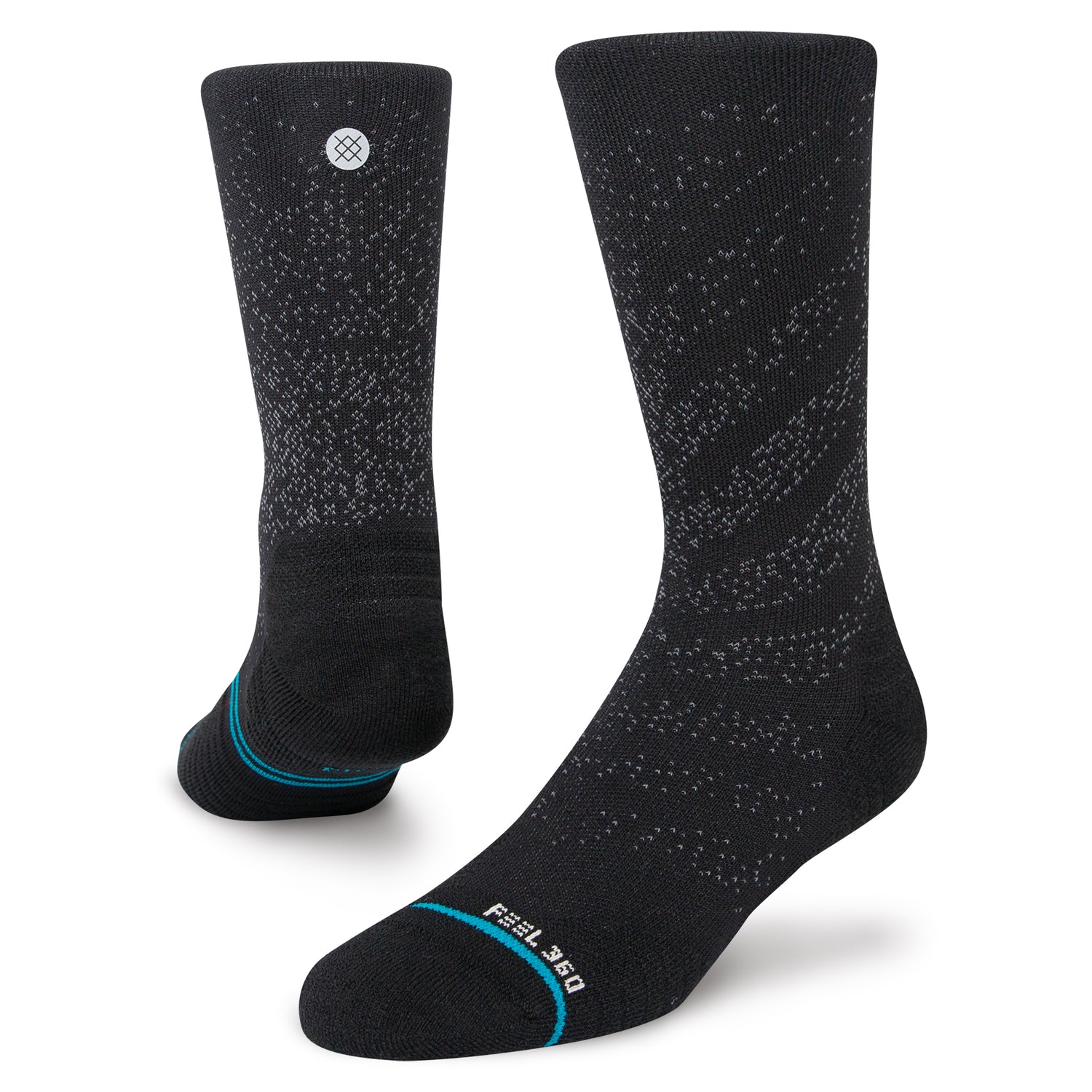 MEDIUM PERFORMANCE CREW SOCKS ATHLETIC BLACK Stance AU