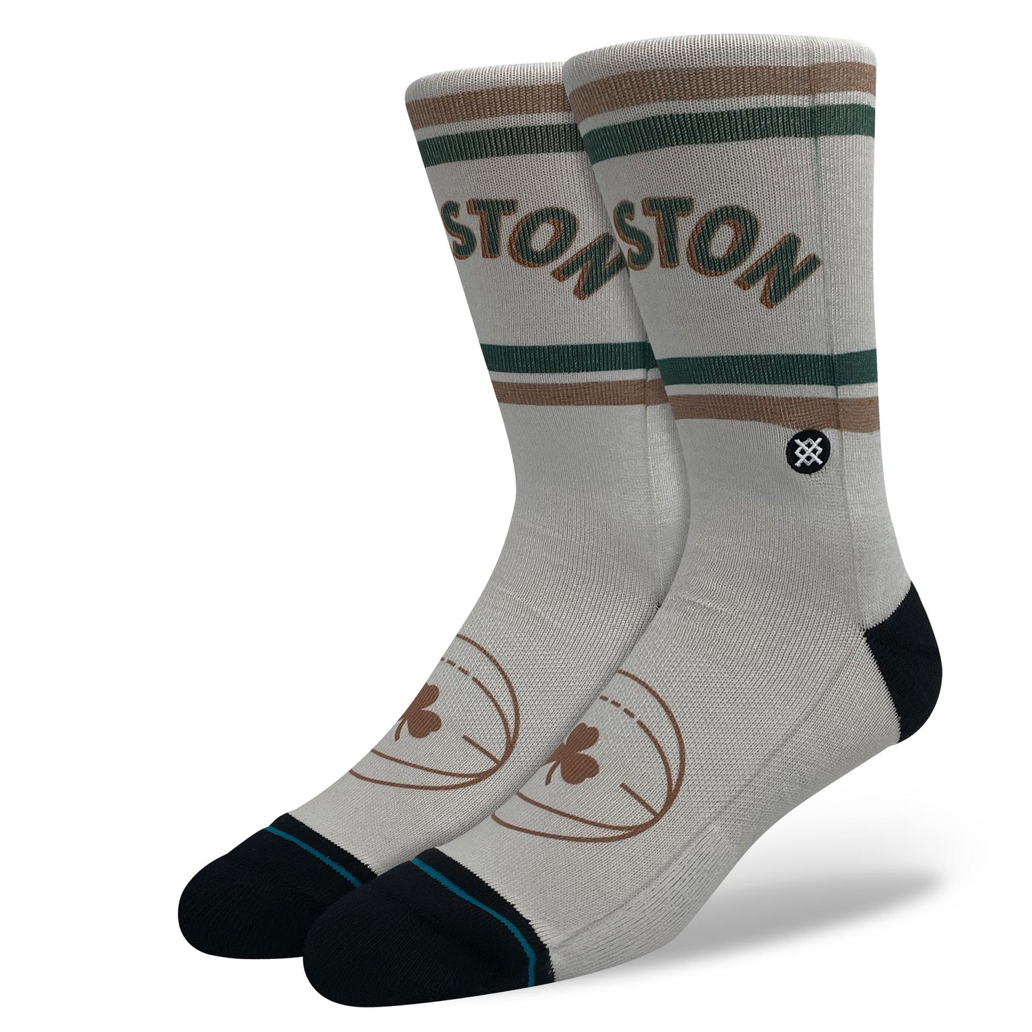 BOSTON CELTICS CREW SOCKS CITY EDITION 2024