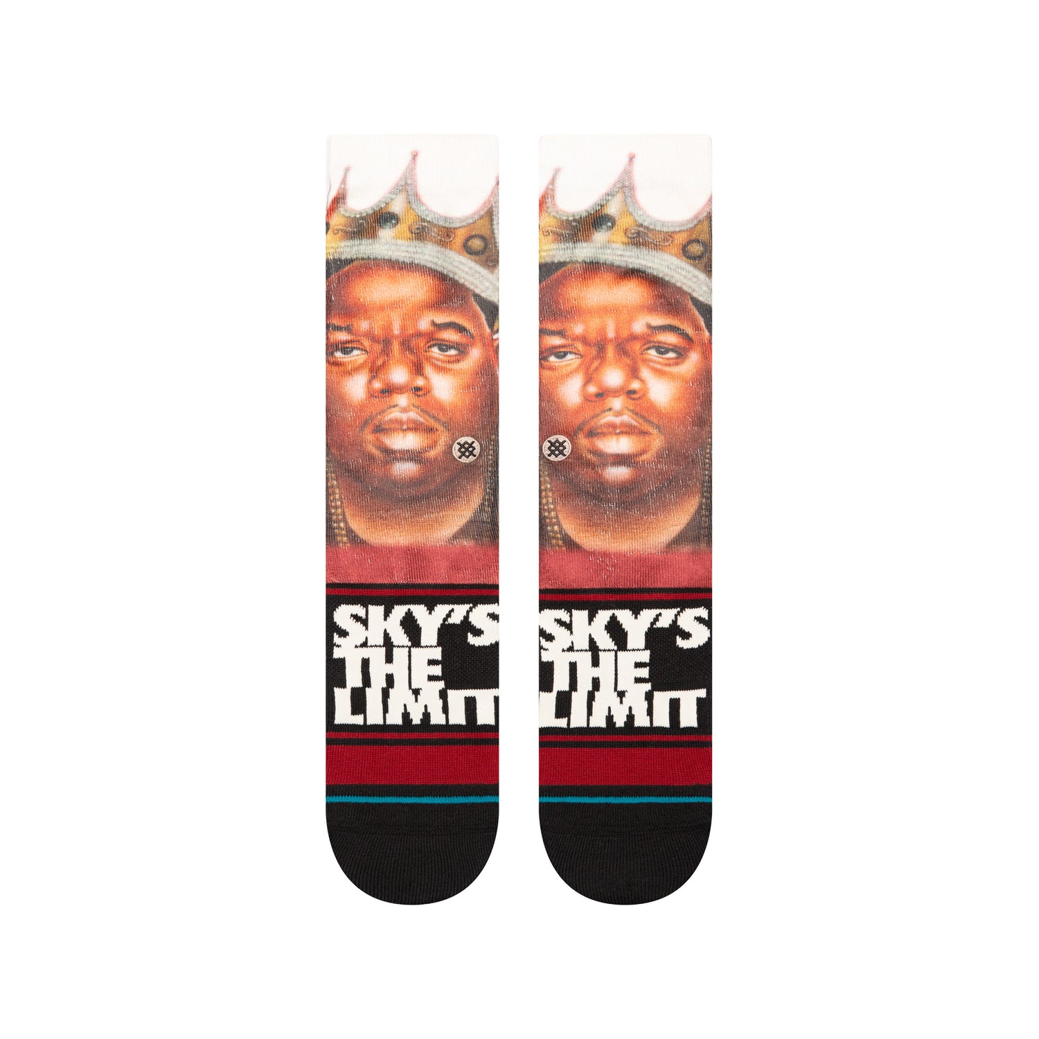 STANCE x Notorious BIG Skys The Limit Mens Crew Socks - BLACK COMBO